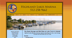 Desktop Screenshot of highlandlakesmarina.com